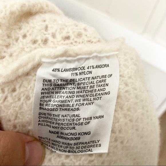 Karen Millen Ivory Lambswool Knit Bolero Sweater - Picture 9 of 9